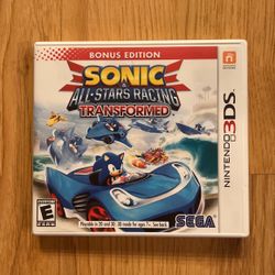 Bonus Edition Sonic & All Star Racing Transformed for Nintendo 3DS 