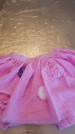 children's place skirt tutu pink and flowers