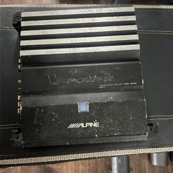 Alpine Amplifier 1 Channel Amp 