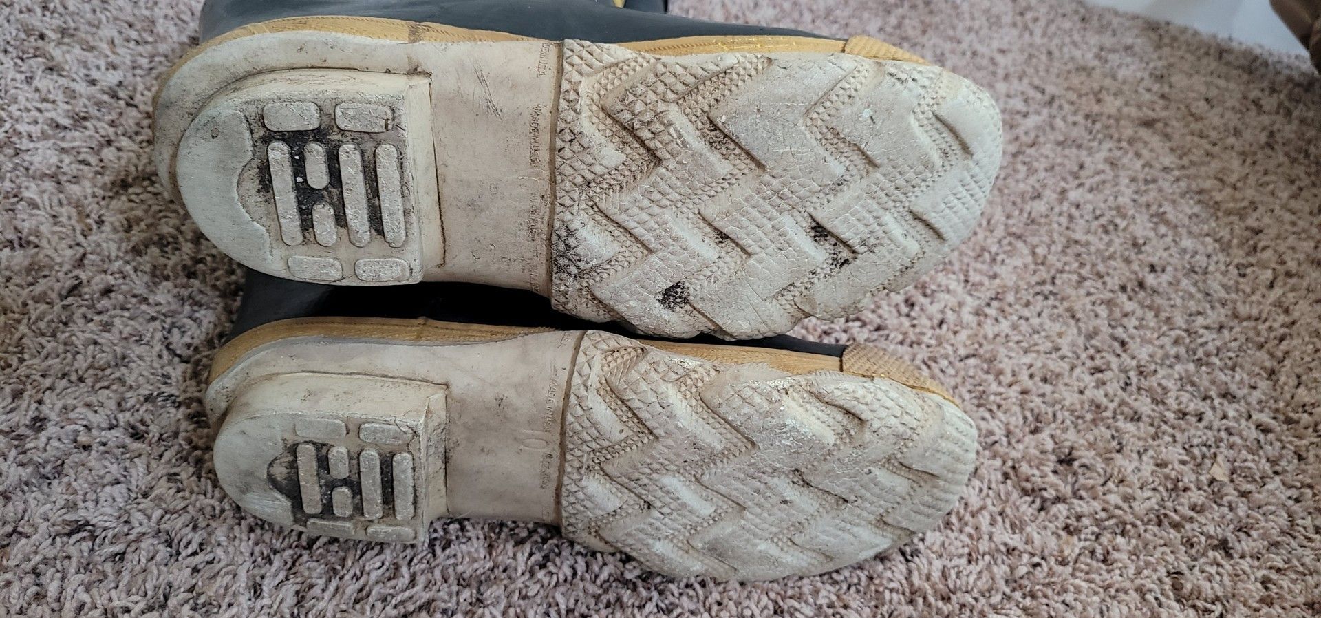 ranger firemaster hip boots vintage fireman bunker turnout size 10 cracks firefighter vintage