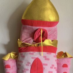 Sams West Large Pink Plush Castle 32” Balcony Opening