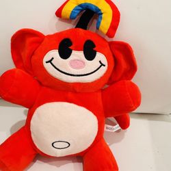 Kids next-door,  Red rainbow monkey, plushie Cartoon Network #green monkey plushie   #kawaii # Mothers Day Gift gift # gift for her #plushie #bi