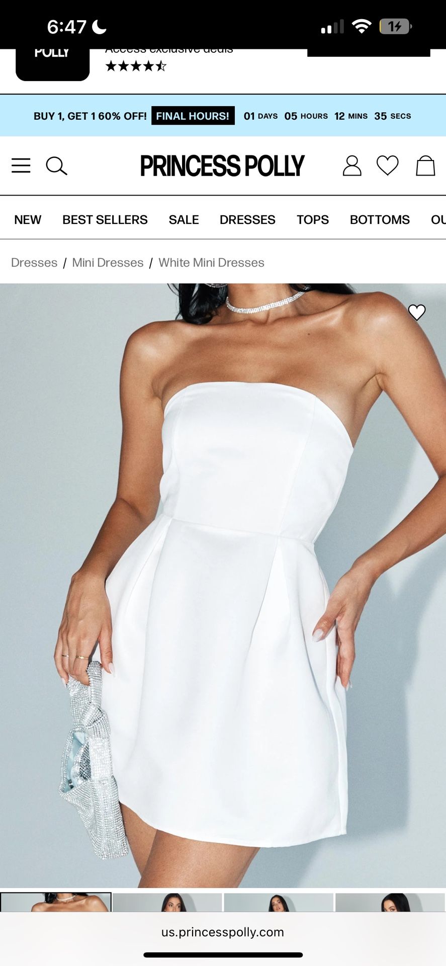 Graduation Dress White