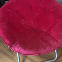 Faux Fur Saucer Chair