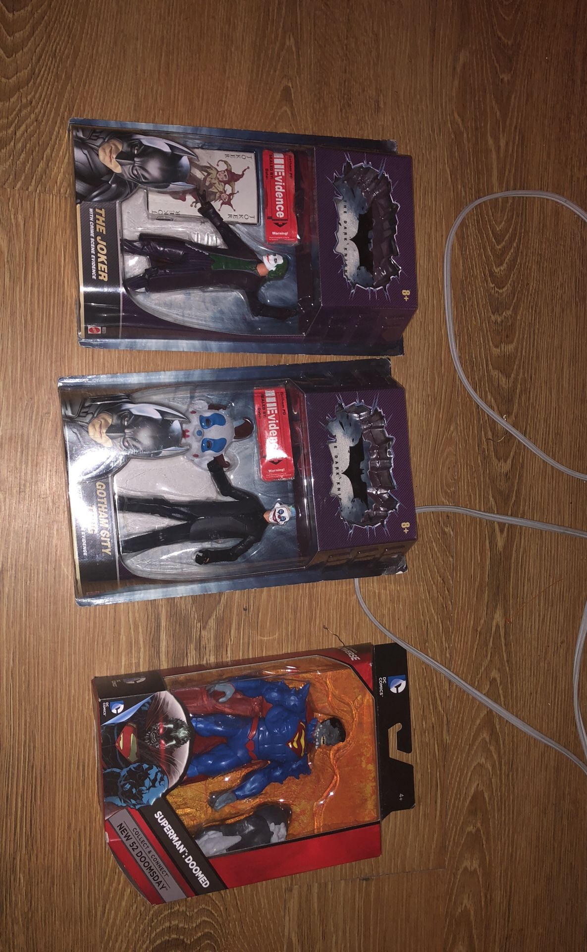 3 collectibles action figures