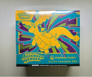 Mega Evolution Pokemon center Ascended Heroes Elite Trainer Box
