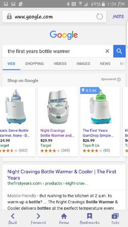 Bottle warmer as well as cooler