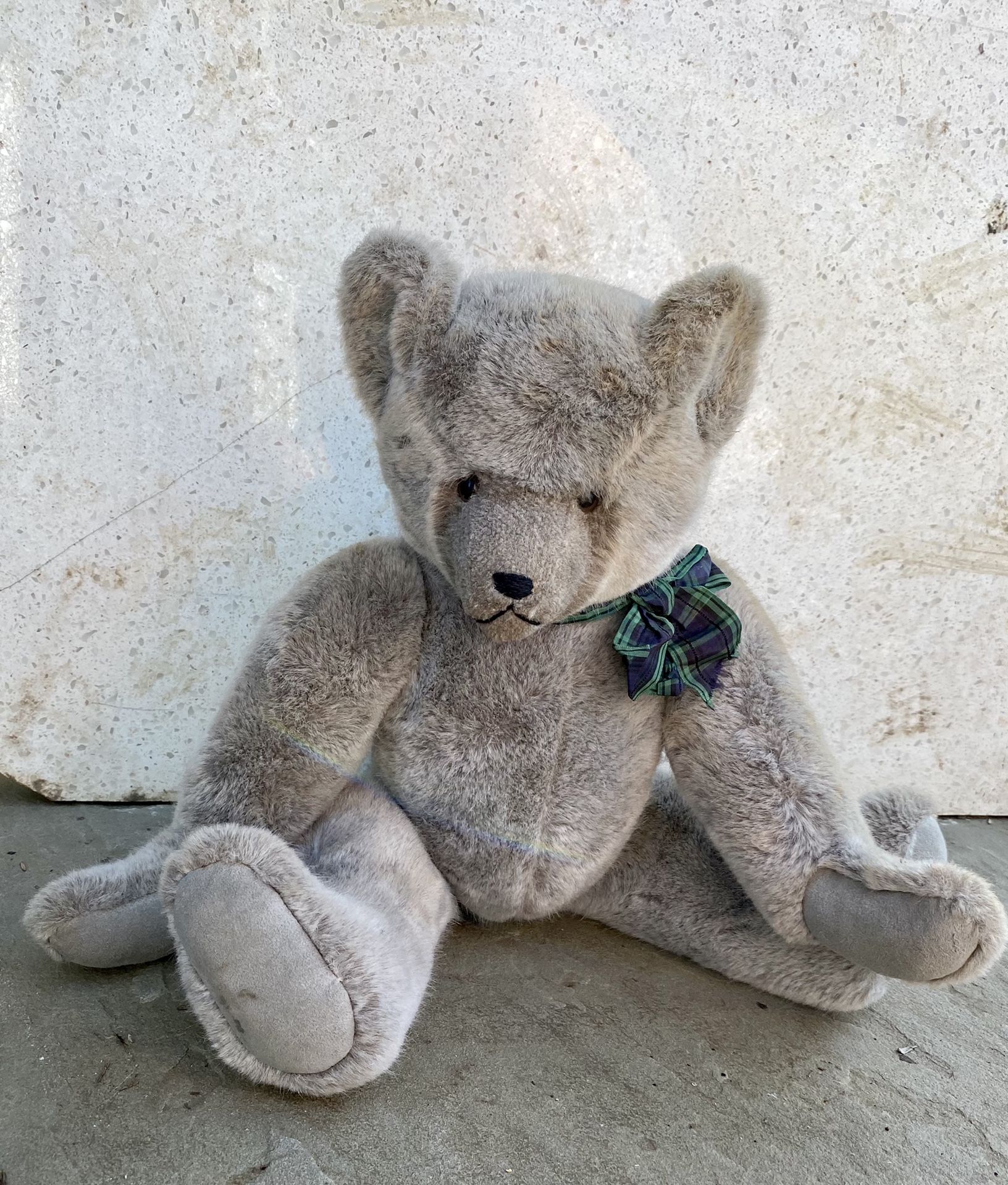 Vintage 1930s Wind Up Teddy Bear..Marked 1 out of 581