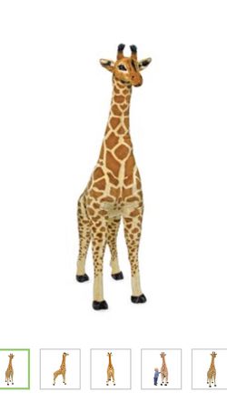 Mellisa& Doug plush giraffe