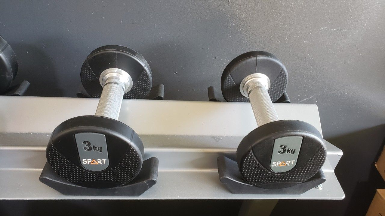 Rounded Dumbbells - 3kg / 6lb