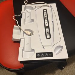 PS5 Stand And Charging Controller Holder With 3 Speed Fan