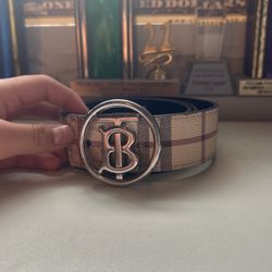 Real Burberry Belt