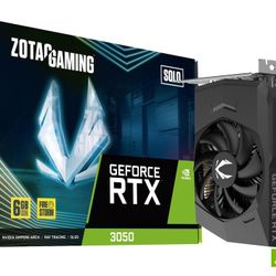 NVIDIA RTX 3050 6GB graphics card for Gaming Photo Editing Graphic Design Streaming 