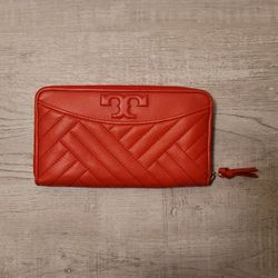RED TORY BURCH WALLET