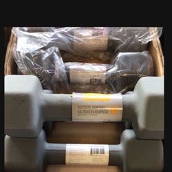 10LB Pound Neoprene DUMBBELLS  Pair 