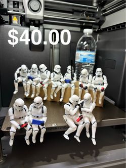 3D Printed Stormtrooper Figurines Set