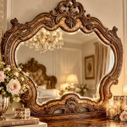 Michael Amini AICO Palais Royale Mirror 