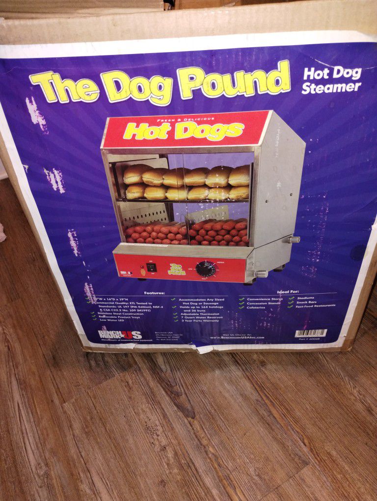 The Dog Pound Hotdog Steamer 