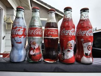 Coke Bottle Collection Glass 27 Bottles