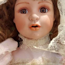 Porcelain Doll With Stand 187/3500