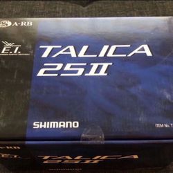 Brand New Shimano Talica 25ii Fishing Reel