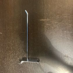 8" Heavy Duty Silver Slatwall Panel Hook
