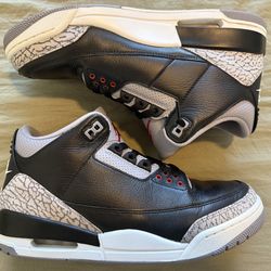 Jordan 3 Black Cement (2024) Size 9.5