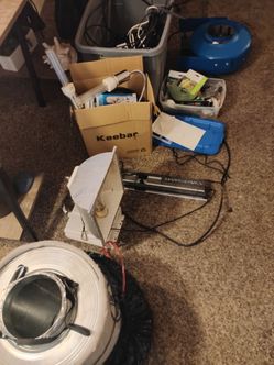 Growing equipment setup