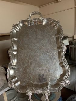 Silver tray