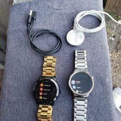 $100! Big Face 46mm Gold & Black Zeeker or Huawei 46mm Silver... $80! 40mm Small Face for Women. All pink & Gold. Pink & silver. All rose gold. Rose g