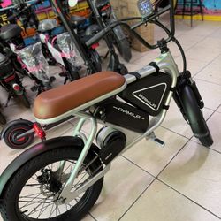 Pamila E3 Gray 20-Inch Adult Motorized Dirt Bikes,1000W Led Mid-Mounted Motor,Puncture-Resistant UL2849 Wide Tires,48V15.6Ah Battery.