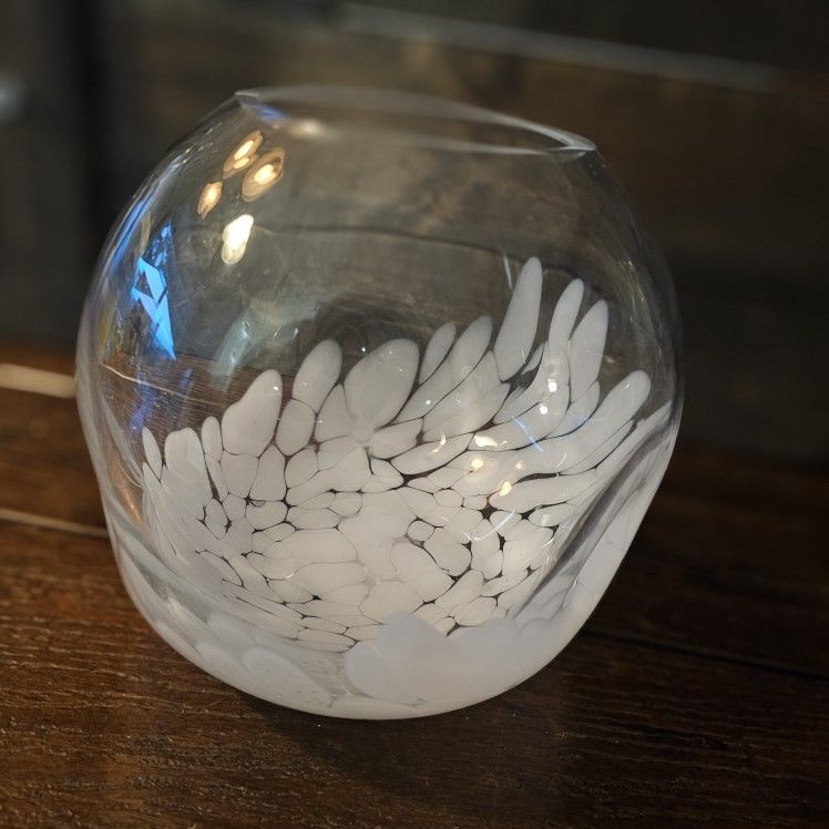 Amazing, Thick, Glass Center Piece/bowl