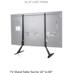 New In  Box Table Top Tv Stand 22-65 Inches 