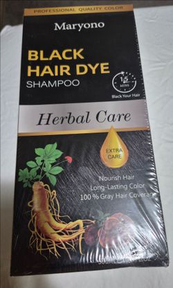 Champú Tinte Para Cabello Maryono Negro 500ml