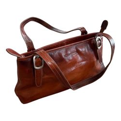 Kenneth Cole Brown Leather Bag – Classic & Stylish
