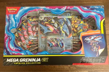 Pokemon cards Mega greninja ex box 4x