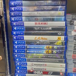 Ps4 Video Games Lot 