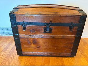 Antique barrel top chest