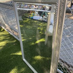 Beautiful Gray Mirror Good Quality