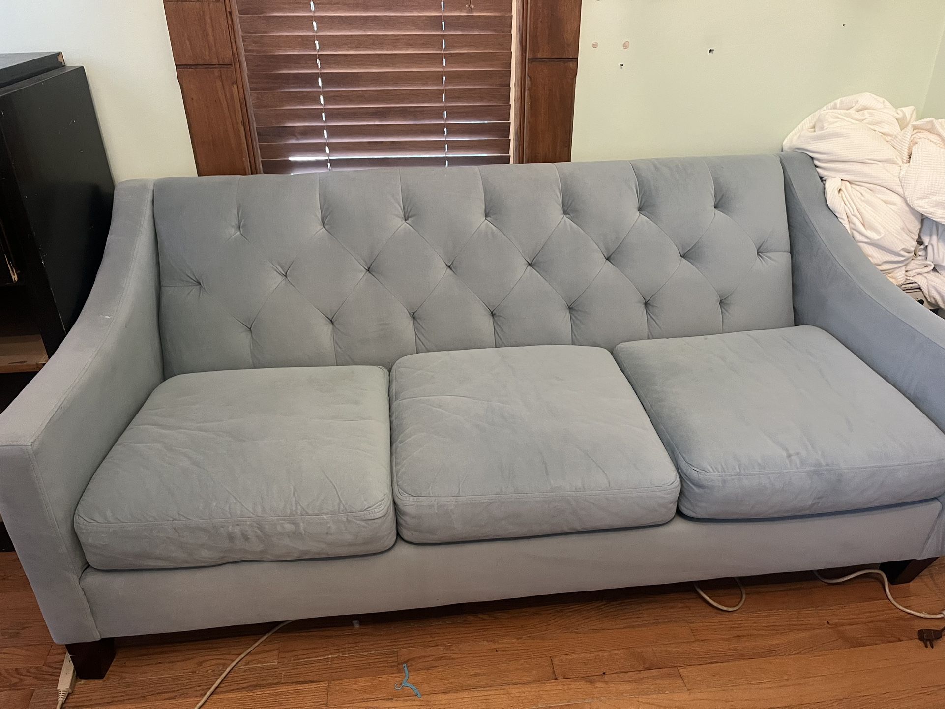Light blue Sofa & Chair
