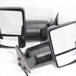 1999 to 2002 Chevy Silverado Sierra Yukon Tahoe Suburban Towing Mirrors Espejos Retrovisores Chrome