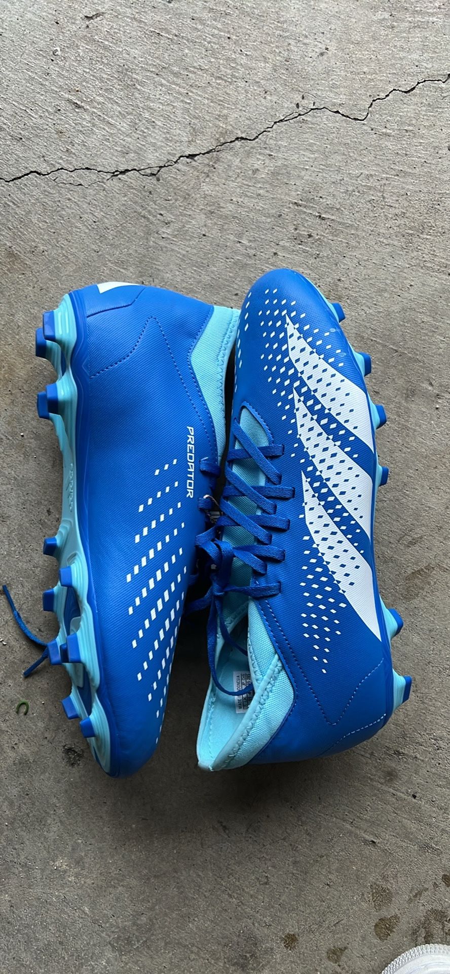 Nike Soccer cleats size 11’5 Nike Predator blue