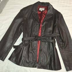 Wilson Woman Leather Coat,xl,$50 Firm,Used,will Ship