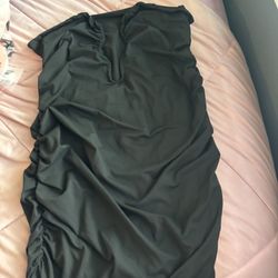 Black Strapless Dress