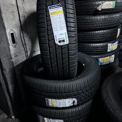 SET OF NEW TIRES 275/60/20 GOODYEAR WRANGLER  INCLUDING MOUNT AND BALANCE 