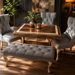 Custom Boutique 5-piece Dining Set - Free Delivery $325