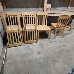 6 Kitchen Chairs And Queen Box Spring And Matress