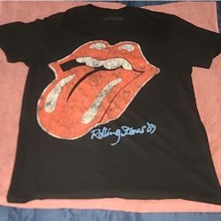 Red & Black Rolling Stones Short Sleeve T-Shirt