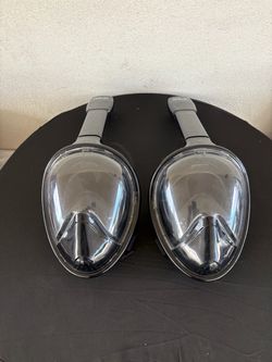 DIVELUX Full Face Snorkel Mask – 180° Panoramic View (Anti-Fog & Anti-Leak)