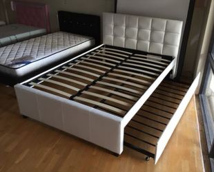 Full/twin trundle bed